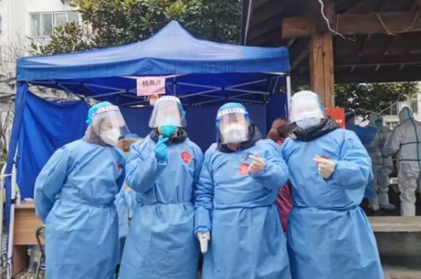 助力繼續(xù)！蘇州城發(fā)建筑設(shè)計院第二批志愿者支援社區(qū)核酸檢測